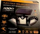 Farpoint Flex Fold Solar Light Motion Sensor 1000 Lumens Led Outdoor. Fixed Price $27.95.