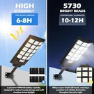 Brightever Solar Street Lights Outdoor, 25000LM 8500K, 800W 2PACK - Black. Fixed Price $72.20.