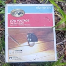 Hampton Bay Black Outdoor Deck Light In The Box Is Plugs Case And. Fixed Price $30.00.