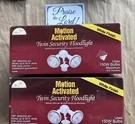 2- Do-it-defiant White Motion Security Light 180 Wide, Dual Lamp 533408. Fixed Price $40.00.