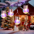 Solar Hanging Lights Outdoor: 12 Pack Cracked Glass Ball Lanterns Waterproof .... Fixed Price $65.19.