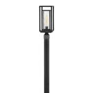 Double Frame 1-LIGHT Medium Outdoor Post Pier Mount Lantern In Black With. Fixed Price $335.00.