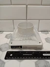 Portfolio Pier Mount Base Cast Aluminum Adapter White Finish Fs!. Fixed Price $13.99.