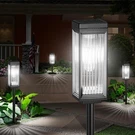 Solar Pathway Lights Outdoor 8 Pack Upgraded Waterproof Cool White Eleclink. Fixed Price $89.99.