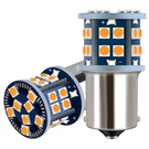 12V Amber Yellow BA15S 1003 1141 7506 1156A 28-CHIP Led Bulb Super Brigh.... Fixed Price $18.42.