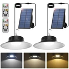Solar Pendant Outdoor, 2 Pack Shed Lights Indoor With Remote Cont.... Fixed Price $41.93.