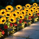 Ostritec Sunflower Solar Lights Outdoor Decor, 4 Pack Garden. Fixed Price $54.15.