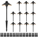 Vevor Pack Led Landscape Path Lights Model SH-136-12 3W 210LM. Fixed Price $154.99.