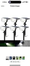 6PCS. Solar Spot Lights Outdoor Waterproof, 3 Lighting Modes Landscape. Fixed Price $25.00.