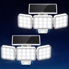 Wdtpro Solar Lights Outdoor Motion Sensor, 3500LM Bright 2 Pack, White. Fixed Price $70.52.