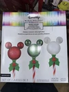 3 Disney Magic Holiday Colormotion "glittering" Mickey Mouse Ear Pathway Leds. Fixed Price $98.99.