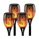 Walensee Solar Tiki Torches With Flickering FLAME,96 Led Torc... Fast Ship. Fixed Price $81.53.