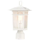 Nuvo Lighting Cove Neck 1 Lt Outdoor Small Post Lantern, White/seeded 60-5954. Fixed Price $104.99.