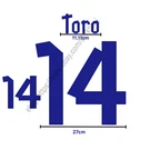 2012 Chile Away Name Set Toro #14 Heat Transfer Patch Fan Made Kit. Fixed Price $17.99.