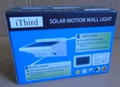 Ithird Solar Motion Wall Light Outdoor, Led Powered New. Fixed Price $26.99.