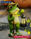 Twinbling Solar Frog Garden Decor With Lantern Outdoor Statue For Patio Pathway. Fixed Price $53.80.