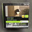 Portfolio Deck Light Stair Low Voltage Led Black Finish 3WATT. Fixed Price $11.95.
