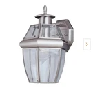 Sea Gull Generation Lighting Lancaster Wall Lantern Outdoor Sconce Nickel. Fixed Price $44.95.
