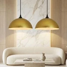 Tomshine 2-PACK Gold Pendant Lights Kitchen Island, 11.8" Brushed Brass Dome .... Fixed Price $33.29.