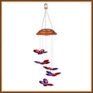 Evergreen Solar Powered Mobile * Cascading Butterflies Color Changing - New. Fixed Price $36.53.