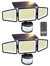 Ensenior Solar Motion Lights Outdoor, 3000LM 228 Led High Brightness, Securit.... Fixed Price $37.09.