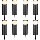 8 Pack 5W Led Pathway Light, Low Voltage, 3000K Warm White, Landscape Lighting. Fixed Price $149.99.