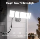 Olafus 5 Heads 100W Dusk To Dawn Led Security Light With Plug. Fixed Price $29.97.