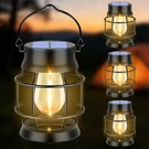 Solar Lanterns Pack Waterproof Metal Hanging Warm White SL-1004 Tomcare Lights. Fixed Price $74.99.