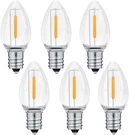Neteha 6 Pack C7 Clear Led Replacement Christmas Light Bulb, Base 120V Wa. Fixed Price $10.68.