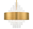 Livex Lighting 48874 Orenburg 21"W Crystal Drum - Brass. Fixed Price $3959.96.