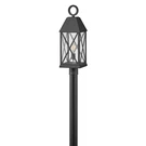 Hinkley Lighting Briar Outdoor Lg Post Top/pier Mount, Bk/seed - 23301MB. Fixed Price $446.88.