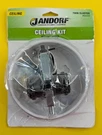 Jandorf 60223 Ceiling Fixture Kit Brass Twin Cluster Light Hardware. Fixed Price $12.97.