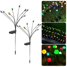 Gustave 8LED Solar Firefly Outdoor Waterproof Stake Lights Garden Decorative 4PK. Fixed Price $27.13.