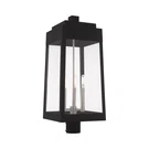 Livex Oslo 3 Light Outdoor Post Top Lantern, Black 20859-04. Fixed Price $899.96.