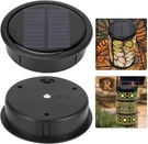 2 Pcs Upgraded Solar Light Replacement Top For Outdoor Hanging Black. Fixed Price $27.46.