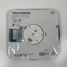 Ikea Solvinden 9" Solar Power Hanging Outdoor Lantern White Blue New Sealed. Fixed Price $36.75.