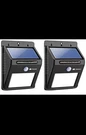 Smadz SL12 Security Solar Motion Lights 8 Leds Auto On/off Wireless Weatherproof. Fixed Price $14.99.
