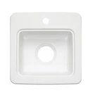 Swan BS01515.010 Sink 15X15 Sgl Bwl White 10LBS Single Basin. Fixed Price $161.85.