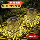 Paquete De 2 Faroles Solares Bronce - Luces Colgantes Metal Imperm. Fixed Price $53.35.