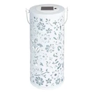 Allsop Home And Garden 32161 Bloom Lantern-white Punched Metal Solar Light. Fixed Price $47.99.