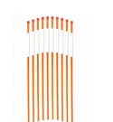 48" Orange Driveway Markers 12-PACK Reflective Poles For Night Snow Visibility. Fixed Price $29.99.