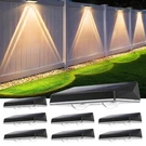 Solar Fence Lights Outdoor 8-PACK IP67 Waterproof Wall Dusk T.... Fixed Price $37.63.