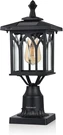 Kemeco ST4328Q Solar Post Light Outdoor Cast Aluminum Led Lamp + Base, Black. Fixed Price $138.91.