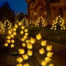 Solar Fall Lights For Thanksgiving Day Decorations OUTDOOR,2PACK 40LED Artificia. Fixed Price $30.85.