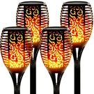 Walensee Solar Lights Outdoor With Flickering FLAME,96 Led Torch WATERPROOF,43". Fixed Price $92.59.