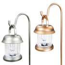 4 Pk Brass / Copper Solar Landscape Lights 2 Led Outdoor Pathway Hanging Lantern. Fixed Price $26.95.