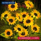 Illuminew 4-PACK Solar Sunflower Garden Decor, 12 Led Stake Lights. Fixed Price $49.49.