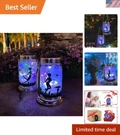 Whimsical Fairy Lanterns - Set Of 2 Solar Mason Jar Lights For Enchanted Gardens. Fixed Price $59.99.
