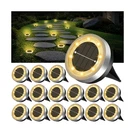 Senlukit Mini Solar Ground Lights 16 Pack Outdoor IP65 Waterpro... Fast Usa Ship. Fixed Price $47.88.