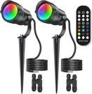 Hiboitec Low Voltage Landscape Lighting Rgbw W/ Remote Connectors/outdoors. Fixed Price $22.00.